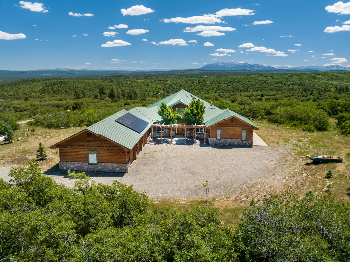 Drone photography view 3 1535 North Gurley Lake Drive Norwood Colorado 81423 by Elevation Photography