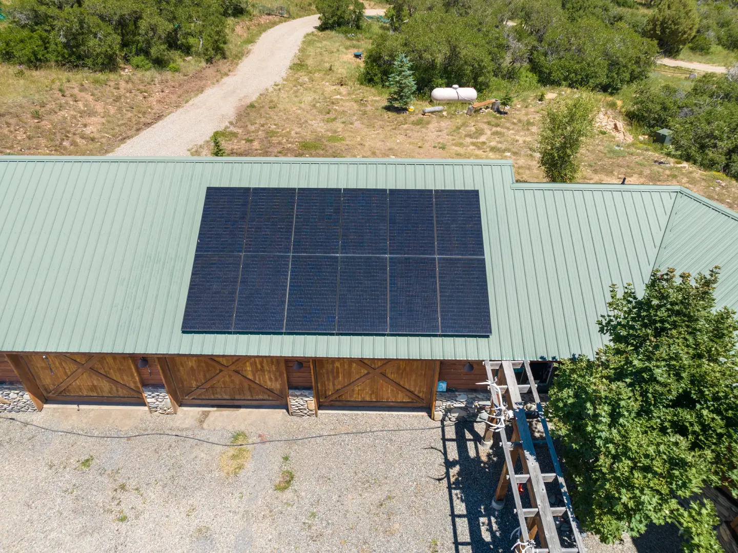 Drone photography aerial view 9 1535 North Gurley Lake Drive Norwood Colorado 81423 by Elevation Photography