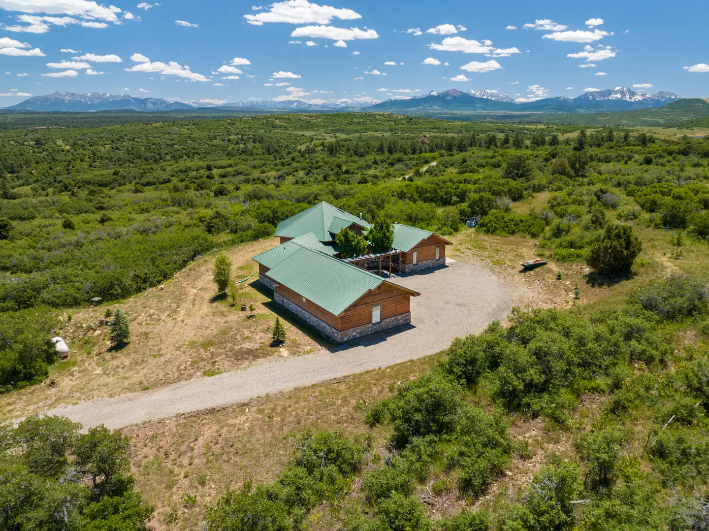 Drone photography aerial view 10 1535 North Gurley Lake Drive Norwood Colorado 81423 by Elevation Photography