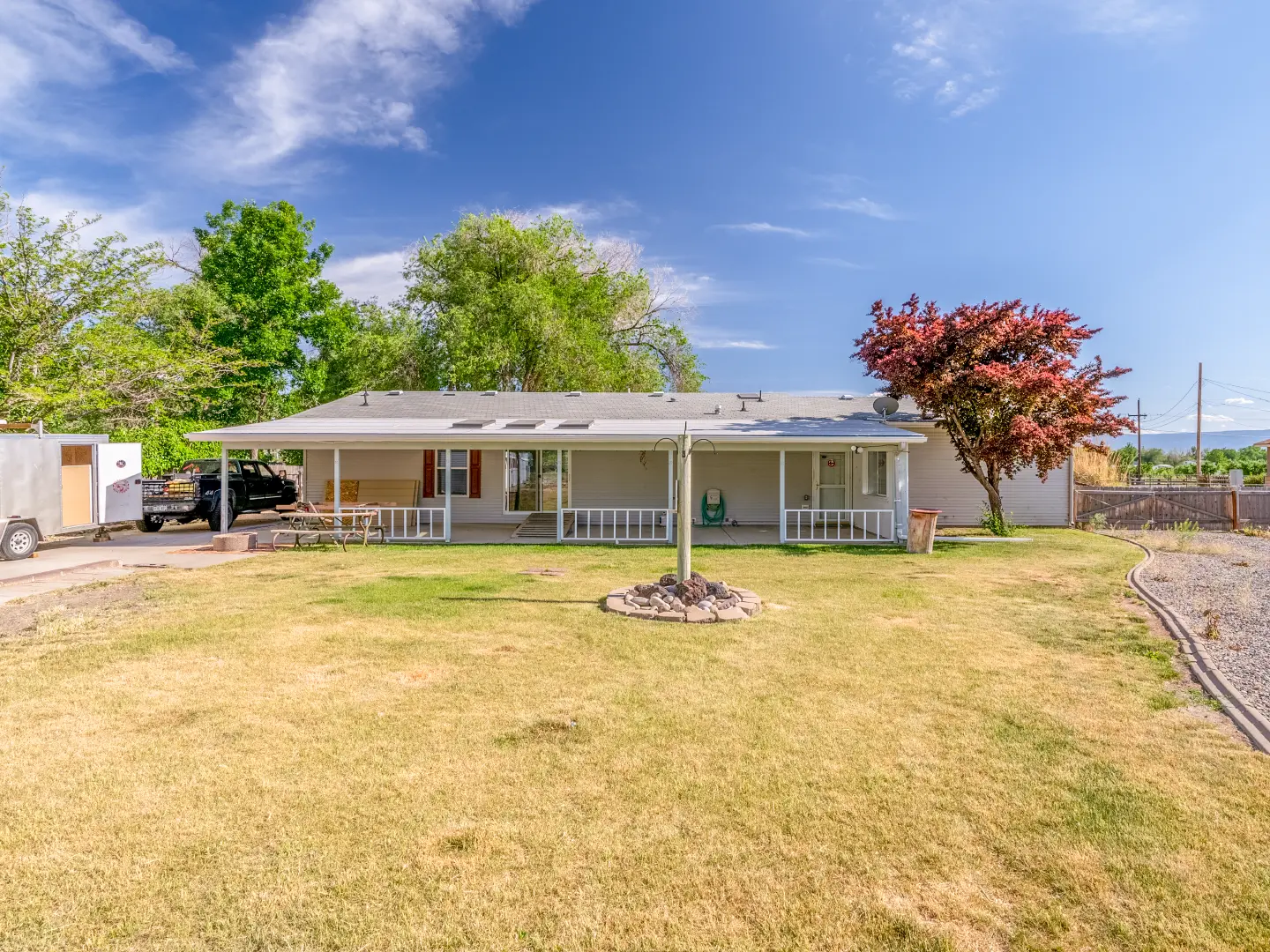Rear view 3491 1/2 G Road Grand Junction Colorado by Elevation Photography.