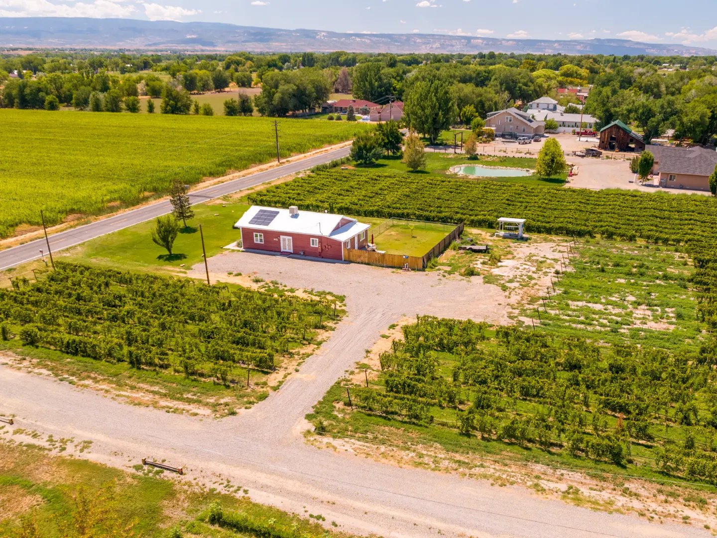 Drone photography aerial view 3 3472 F Road Clifton Colorado 81520 by Elevation Photography