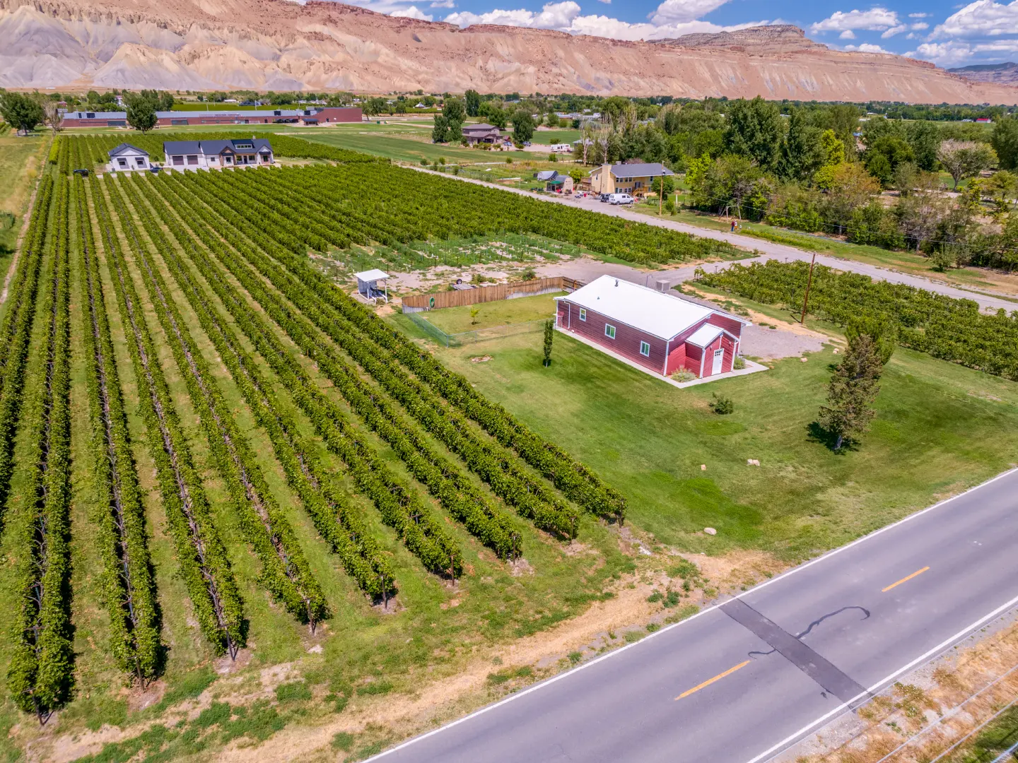 Drone photography aerial view 4 3472 F Road Clifton Colorado 81520 by Elevation Photography